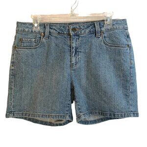 Falls Creek  Denim Med Wash Shorts Ladies 8